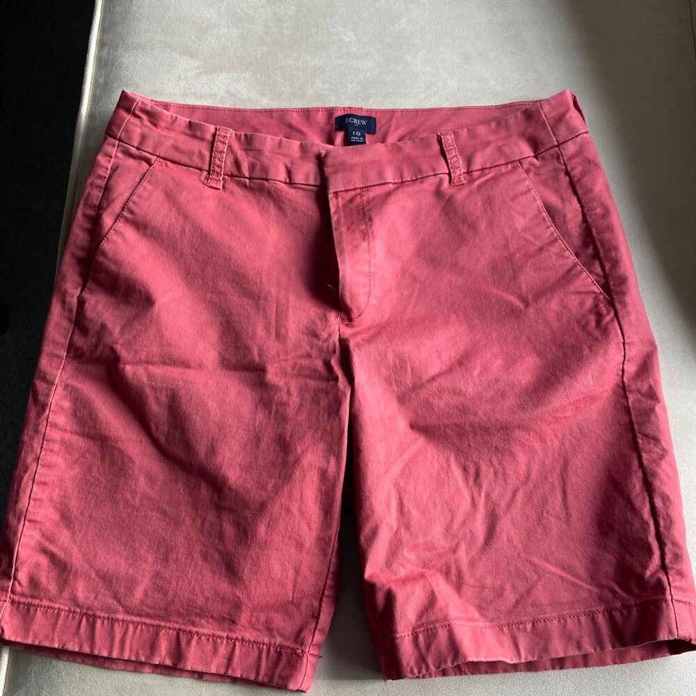 Nantucket Red J Crew Bermuda shorts ladies size 10